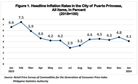 Summary Inflation Report of City of Puerto Princesa Consumer .